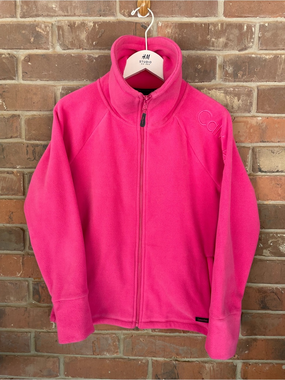 Calvin Klein women’s performance Full-Zip Fleece Jacket small